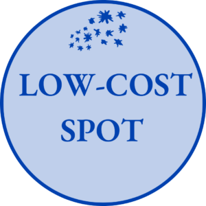 Image reads: Low-cost spot