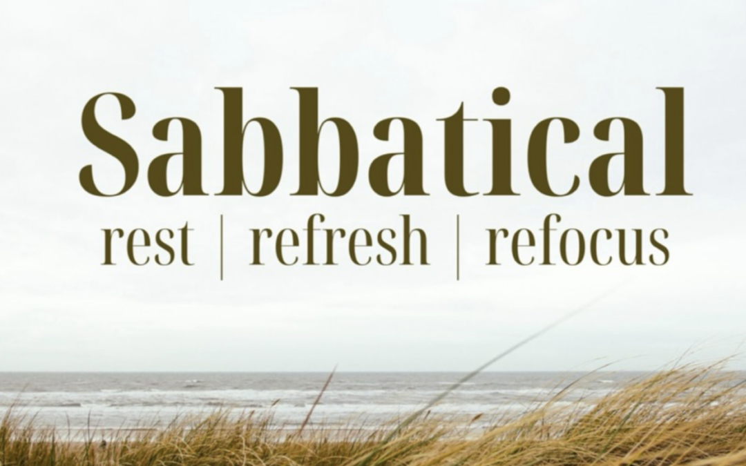 Sabbatical Announcement